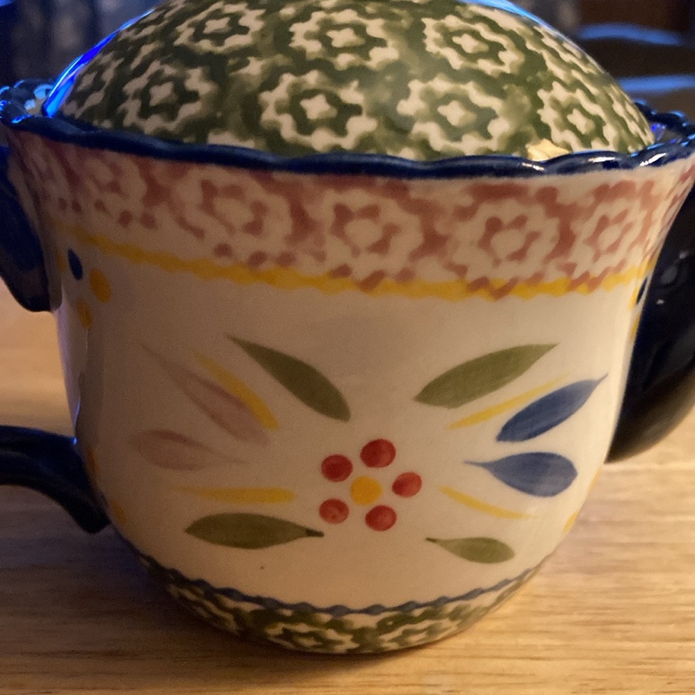 Temp-tations Handpainted Teapot